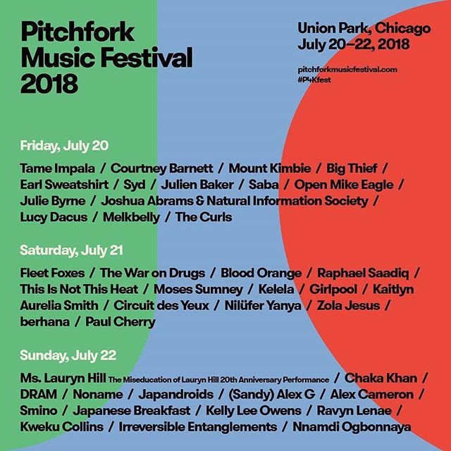 #pitchforkmusicfestival 2018