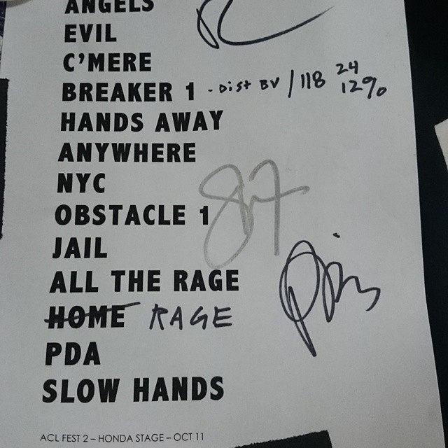 interpol setlist