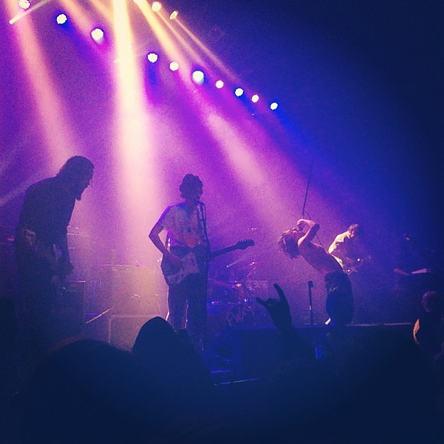 #TheFatWhiteFamily played #O2ABC in #Glasgow last night for the #NMEAwards. They were absolutely #massive!#regram via @_mr_mojo_risin_