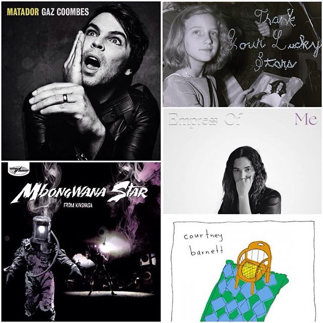 Our #top20 - 16 to 20! #woohoo 🏼 #gazcoombes #mbongwanastar #beachhouse #empressof #courtneybarnett