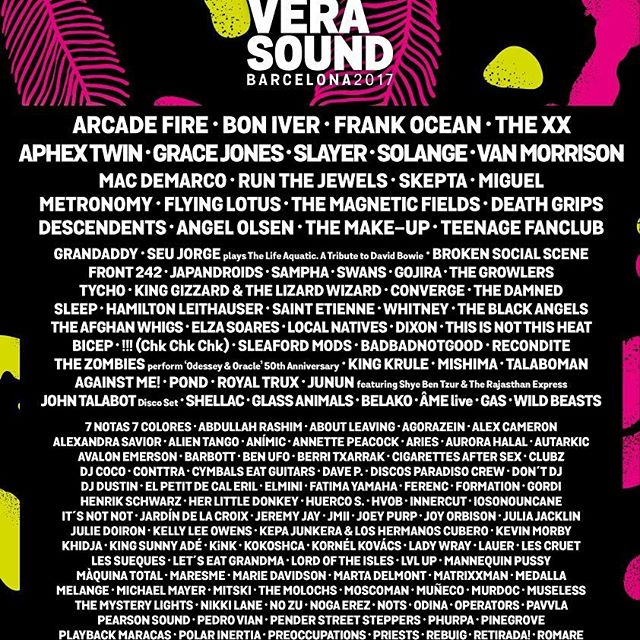 PRIMAVERA SOUND line-up is ON // What's your favourite artist?