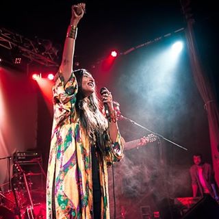 #HindiZahra live in #bologna a few nights ago!