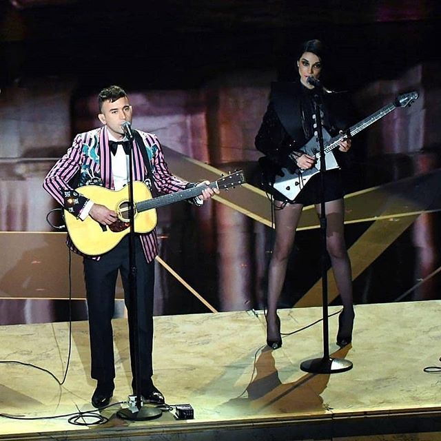 Sufjan Stevens and St. Vincent at 2018 Oscars