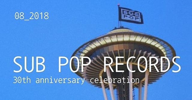Cover august 2018: @subpop 30th anniversary