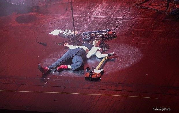 @annacalvi yesterday in Parma at the end of the show