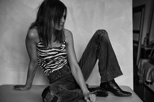 A beautiful portrait of @julianahatfield by @davedoobinin