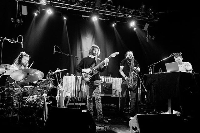 @machweo on stage, opening James Holden