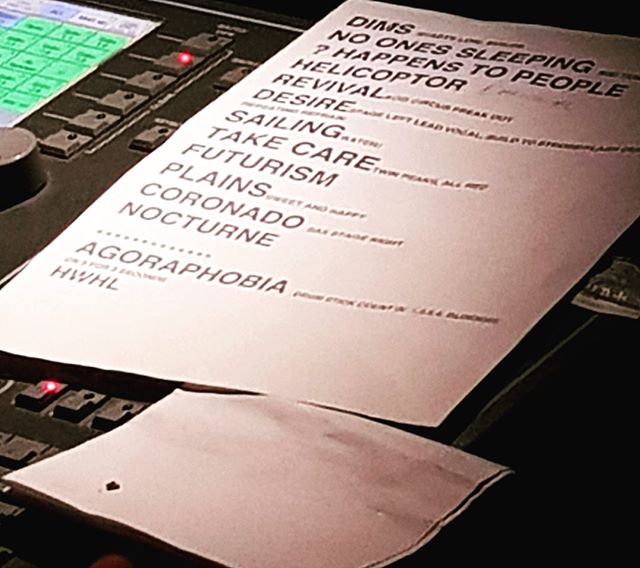 @deerhuntermusic #setlist yesterday in bologna