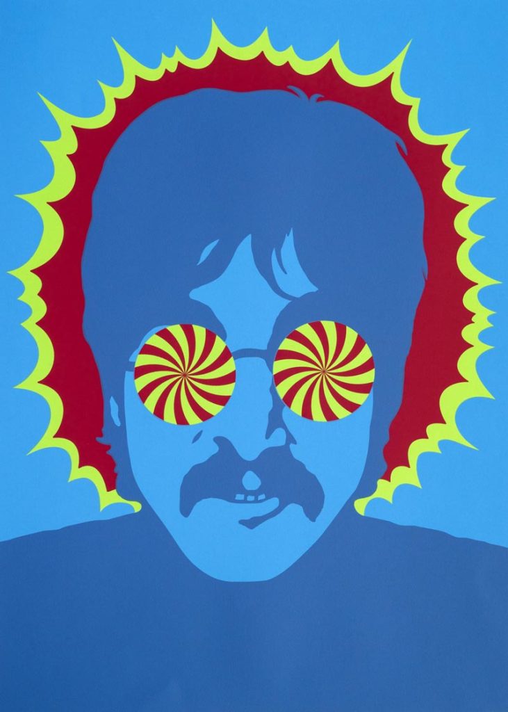 Lennon – Kaleidoscope Eyes, 1967 (acrylic)